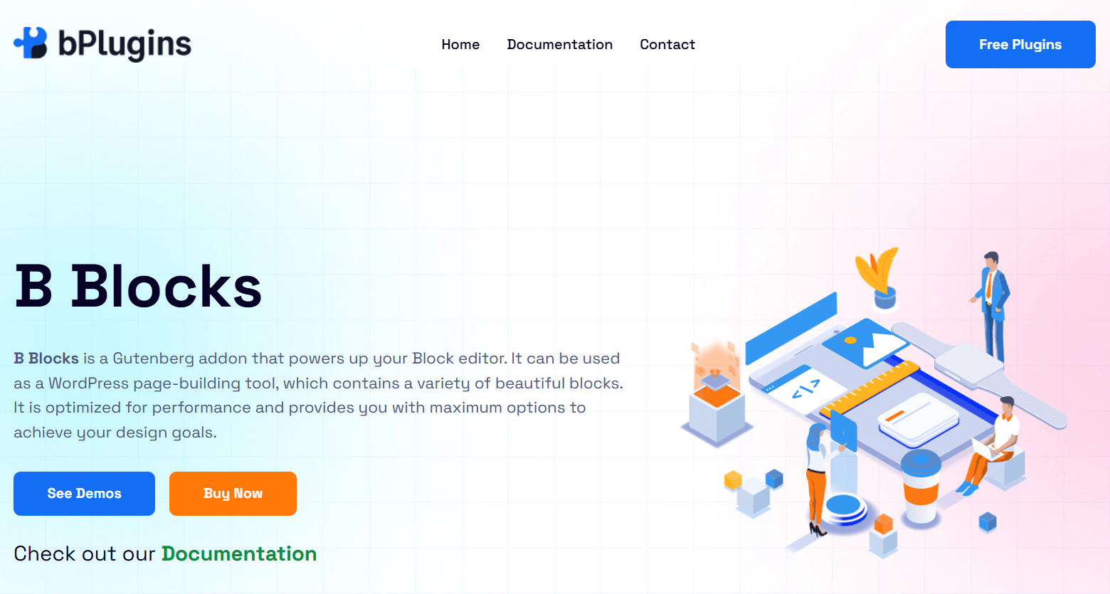 B Blocks plugin