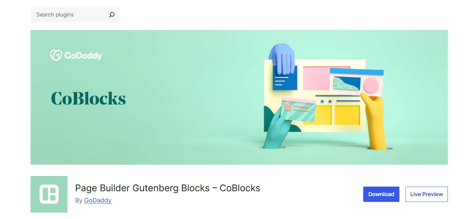 CoBlocks plugin