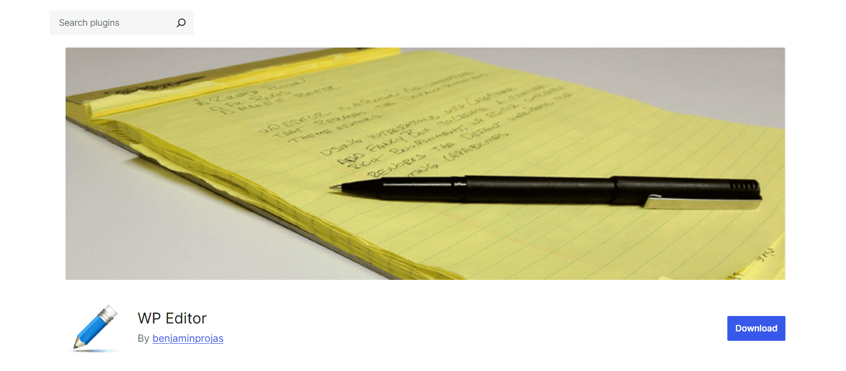 WP Editor plugin