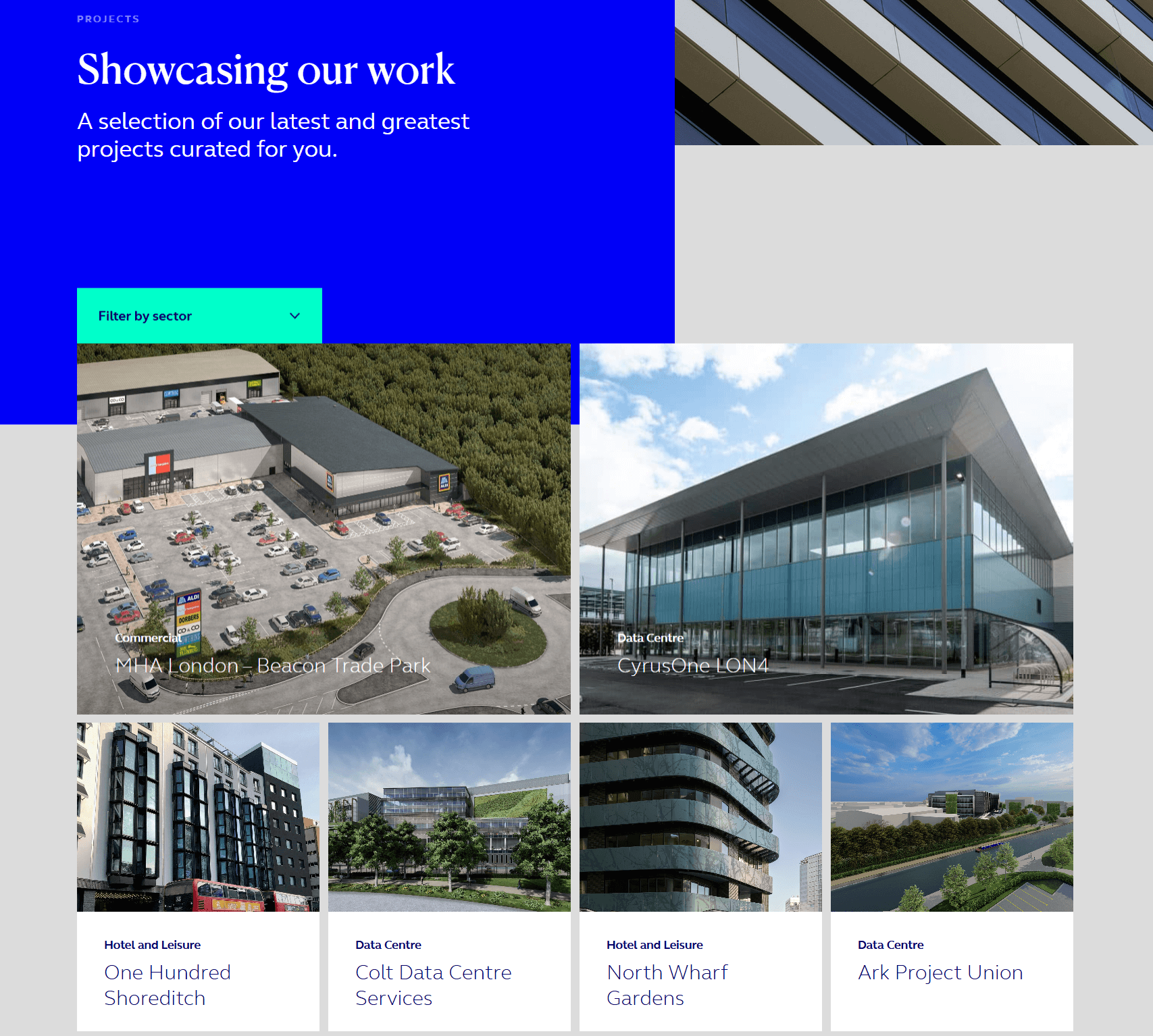 Portfolio layout