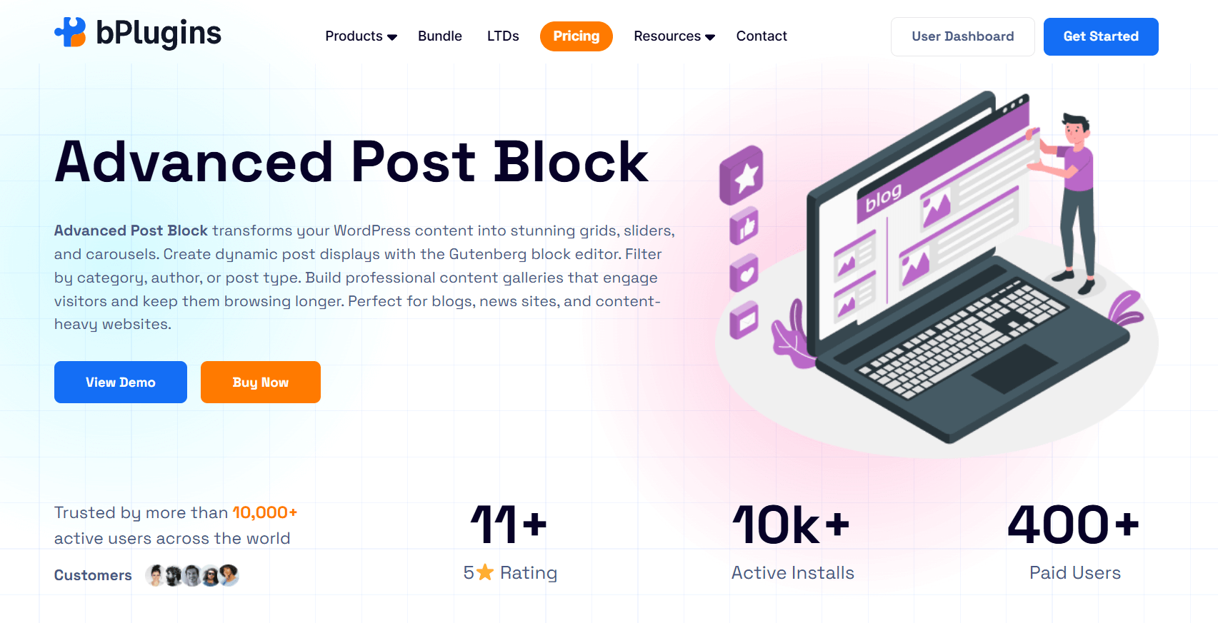Advanced Post Block
