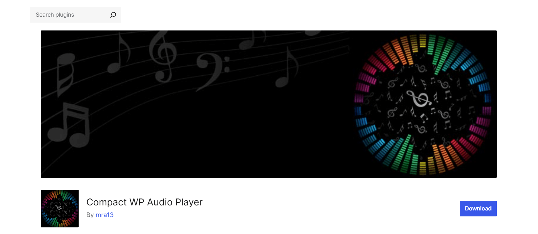 What Is Compact WP Audio Player