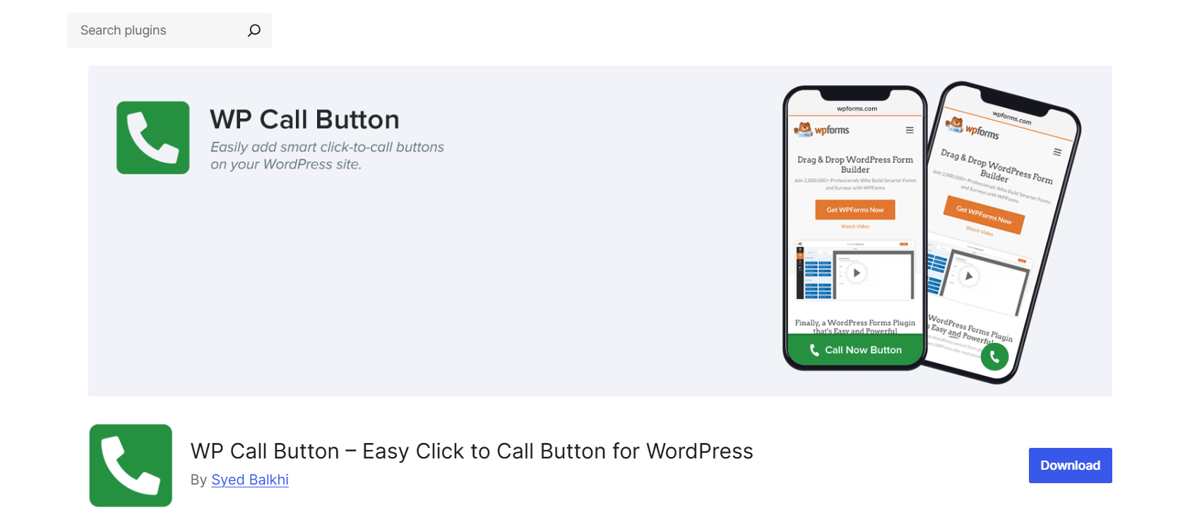 WP Call Button