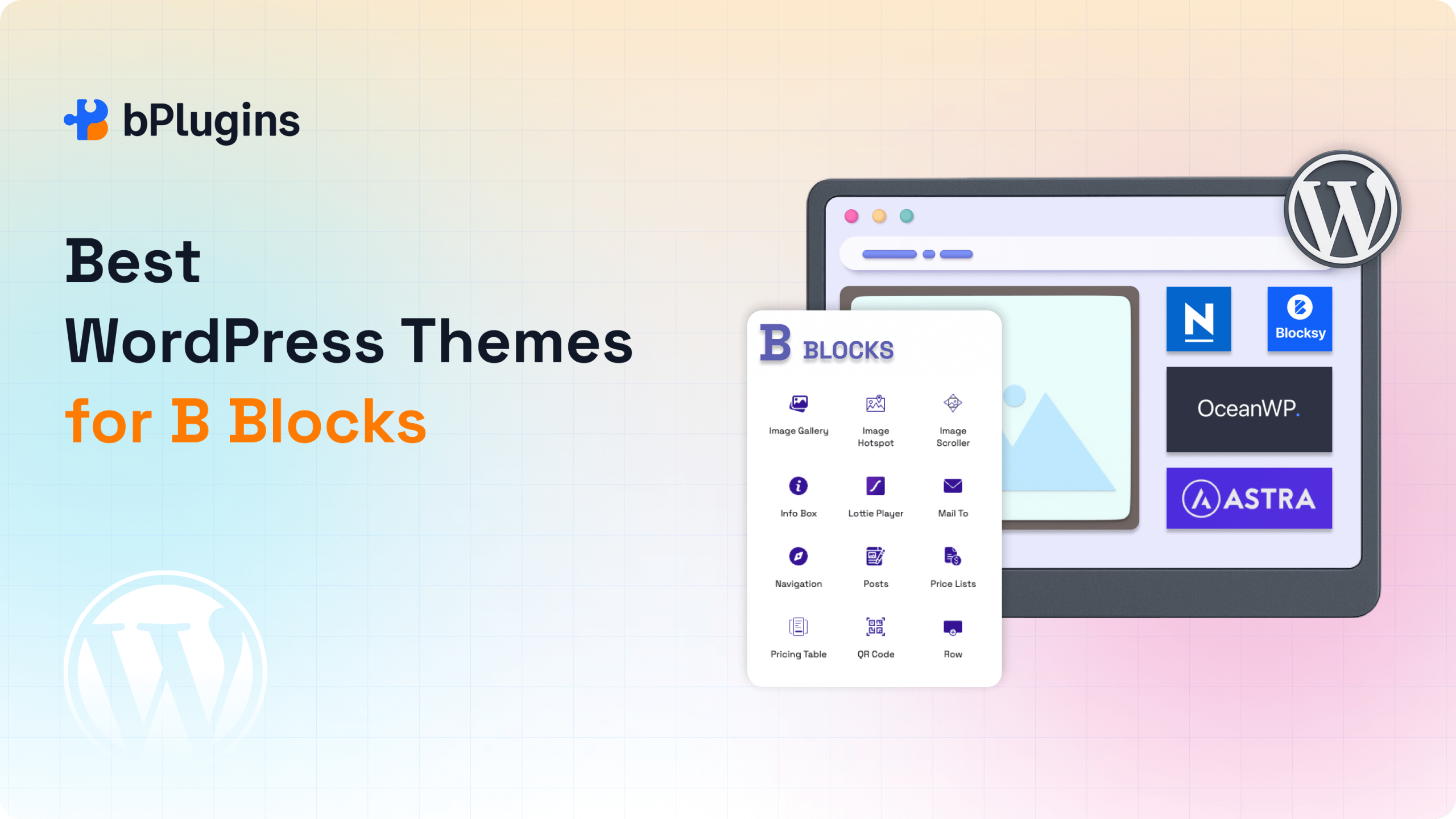 Best WordPress themes for B Blocks