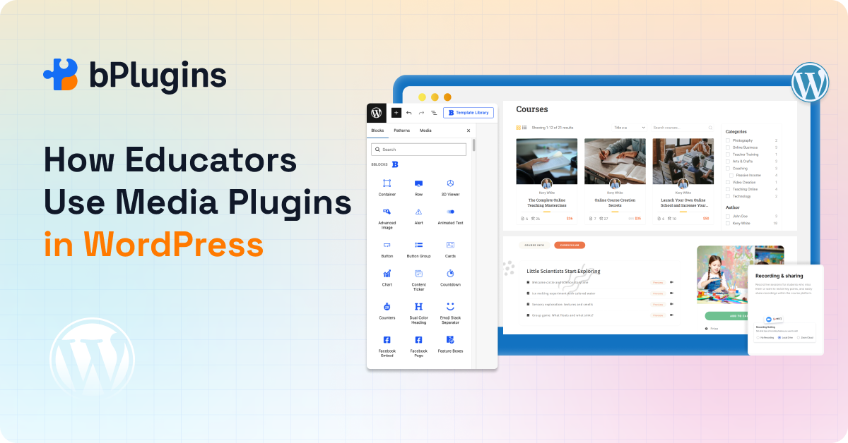 How Educators Use WordPress Plugins for eLearning