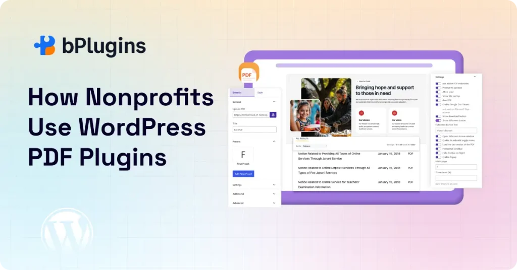 How To Use Nonprofit WordPress PDF Plugins to Share Reports and Grants