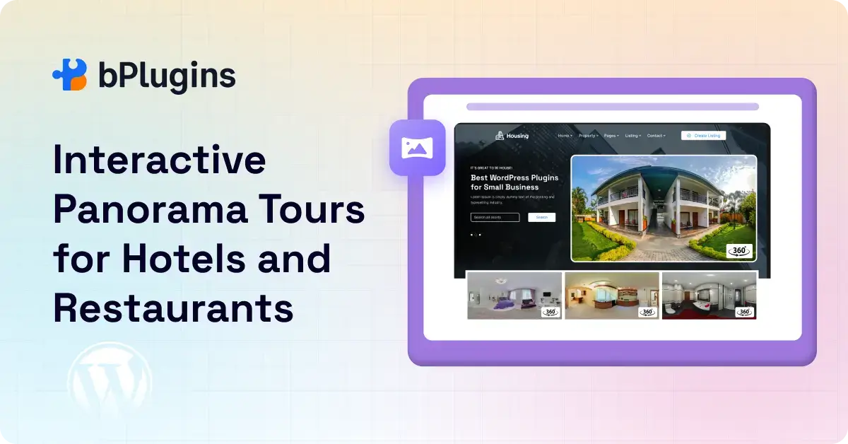 360 panorama plugin hotels WordPress